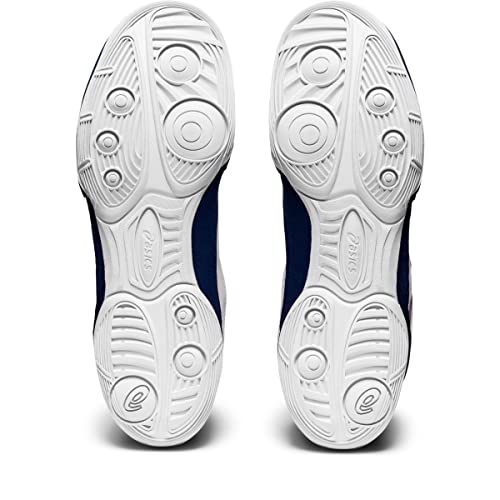 ASICS Men's Matflex 6 Wrestling Shoes, 12, White/DEEP Ocean