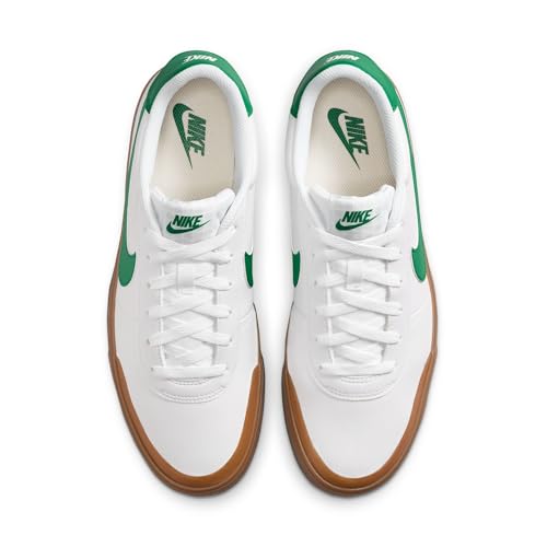 Nike Men's Court Shot Shoes, White/Malachite-Gum Med Brown, 8.5