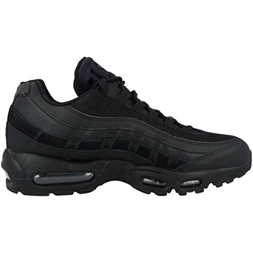 Nike Air Max 95 Essential, Men's Running Shoes, Black Black Dk Grey, 40.5 EU