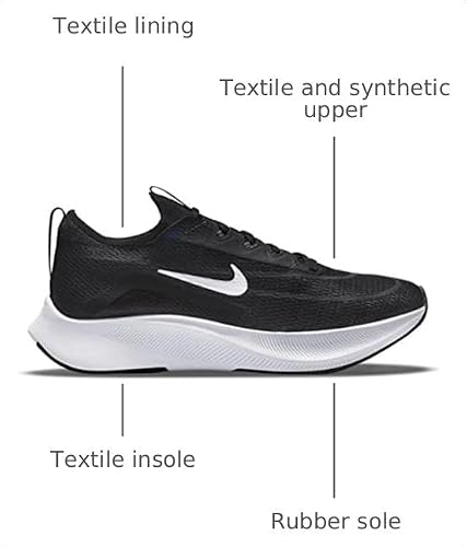 Nike Zoom Fly 4 Men's Running Shoes (Numeric_8) Black, Black, 8 UK (8.5 US)