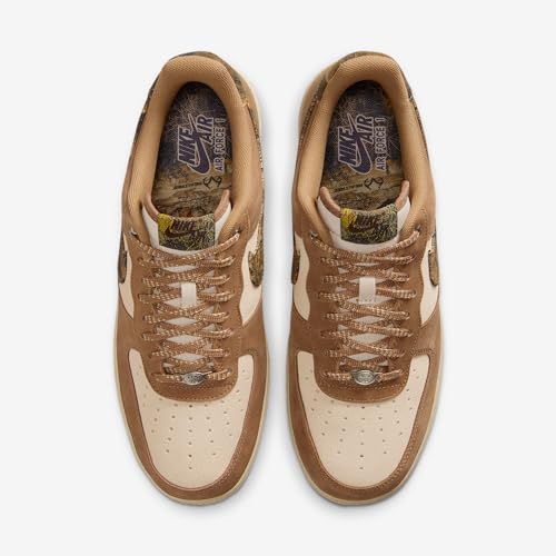 Nike Air Force 1 '07 Realtree Men's Shoes (Rattan/Rocky Tan/Seal Brown/Multi-Color) Size 8.5