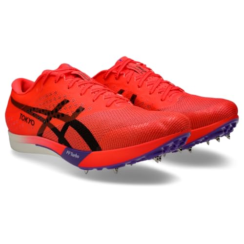 ASICS Unisex METASPEED LD LE 2 Track & Field, 7.5M / 9W, Flash RED/Black
