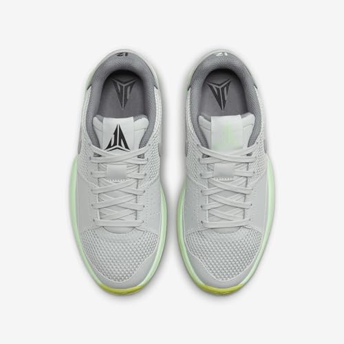 Nike Ja 1 Big Kids' Basketball Shoes (DX2294-003, Light Silver/Cyber/Cool Grey/Granite) Size 7