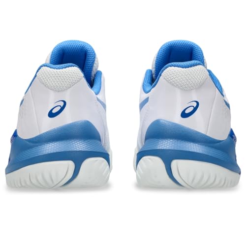 ASICS Women's Gel-Challenger 14 Tennis Shoes, 7.5, White/Blue Coast