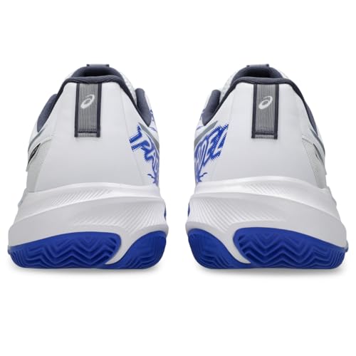 ASICS Men's Gel-Challenger 15 Padel L.E. Tennis Shoes, 9, White/Indigo Fog