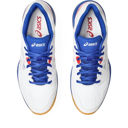ASICS Men's Gel-RENMA Indoor Court Shoes, 9.5, White/Classic RED