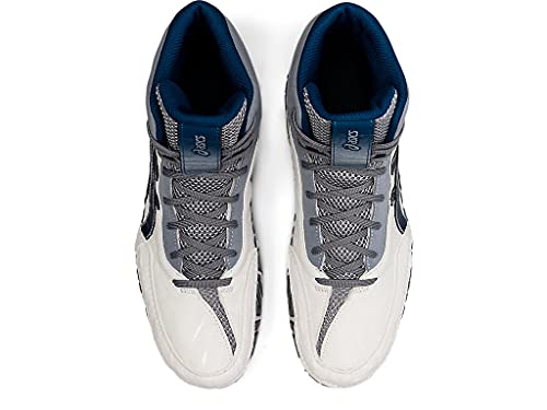 ASICS Men's Aggressor 4 Wrestling Shoes, 7, White/MAKO Blue