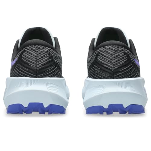 ASICS Women's Trabuco 14 Trail Running Shoes, 8, Black/Amethyst