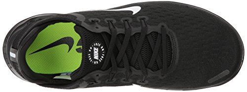 Nike Women's Free RN 2018 Black/White Running Shoe 6 Women US