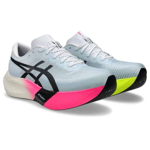 ASICS Unisex METASPEED Edge Running Shoes, 9M / 10.5W, Light Blue/Black