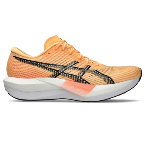 ASICS Unisex Magic Speed 5 Running Shoes, 10.5M / 12W, Orange Glow/Black