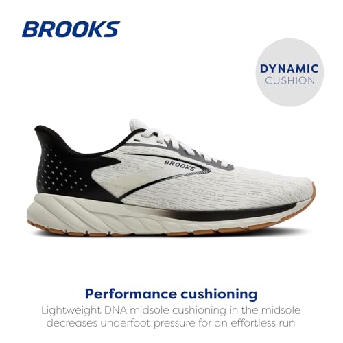 Brooks Women’s Anthem 7 Neutral Running Shoe - White/Black/Tan - 9.5 Medium