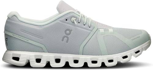 On Men's Cloud 5 Sneakers, Glacier/Glacier, 11.5 Medium US