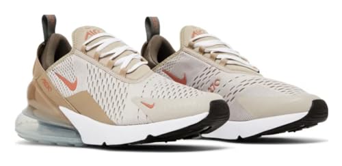 NIKE Men's Air Max 270 Shoe, Cream/Rust Oxide-Khaki, 14, Cream/Rust Oxide-Khaki, 13 UK