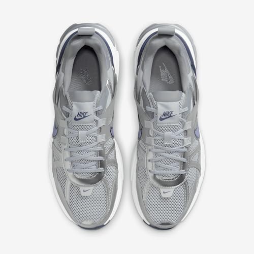 Nike V2K Run Shoes (HJ4497-002, Wolf Grey/Cool Grey/White/Midnight Navy) Size 12