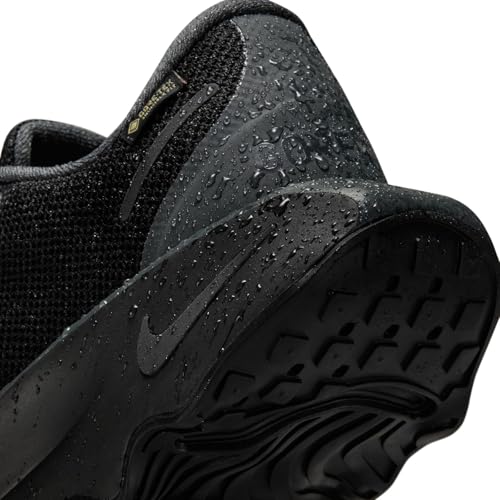Nike Motiva Gore-TEX Women's Waterproof Walking Shoes (HM0355-001, Black/Anthracite/Black) Size 9