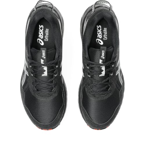 ASICS Men's Gel-Venture 10 Running Shoes, 8, Black/Lake Grey