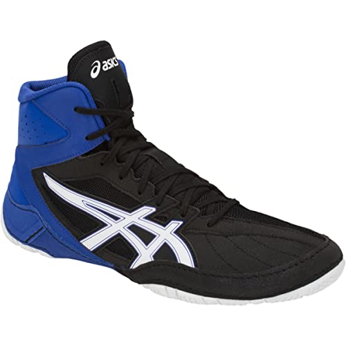 ASICS Men's Matcontrol Wrestling Shoe, Black/White, 11 M US