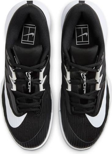 Nike Women's W Zoom Vapor Pro 3 Hc Tennis Shoes, Black White, 12 Women