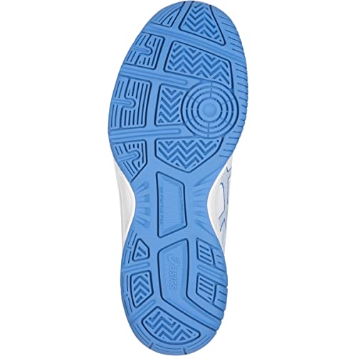 ASICS Women's Womens Upcourt 2 Athletic Shoe, White/Regatta Blue/Airly Blue, 11 Medium US