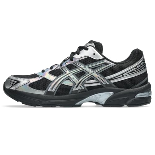 ASICS Unisex Gel-1130 Sneakers, Black/Pure Silver, 10.5 US Women/9 US Men