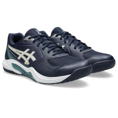 ASICS Men's Gel-Dedicate 9 Tennis Shoes, 9.5, Midnight/Oatmeal