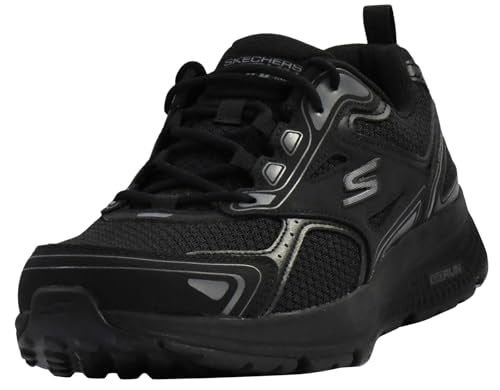 Skechers mens Gorun Consistent - Athletic Workout Running Walking Shoe With Air Cooled Foam Sneaker, Black/Charcoal, 7 X-Wide US