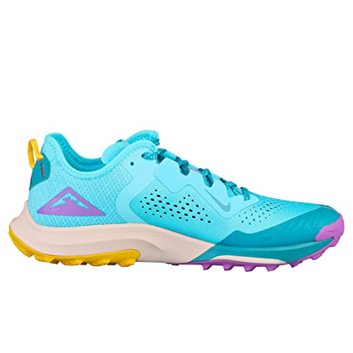 Nike Air Zoom Terra Kiger 7 Mens Running Trainers CW6062 Sneakers Shoes (UK 8 US 9 EU 42.5, Turquoise Blue White 400)