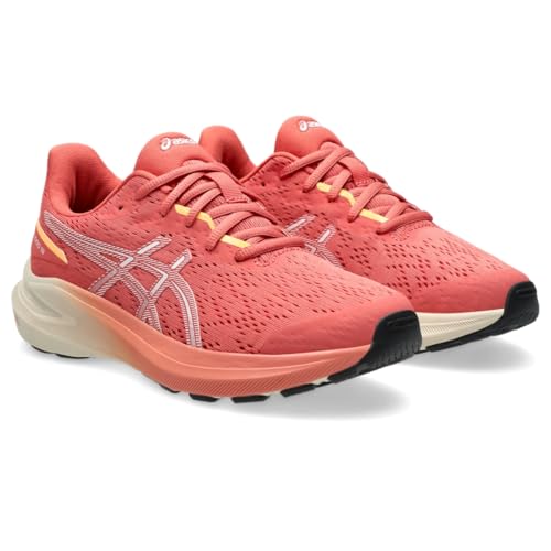 ASICS, Unisex Kids, GT-1000 13 Grade School (Little Kid/Big Kid), Dark Pink Clay/White, 7 Medium, Big Kid