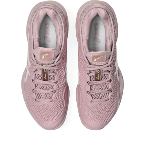 ASICS Women's Court FlyteFoam 3 Tennis Shoes, 8, MORGANITE/White