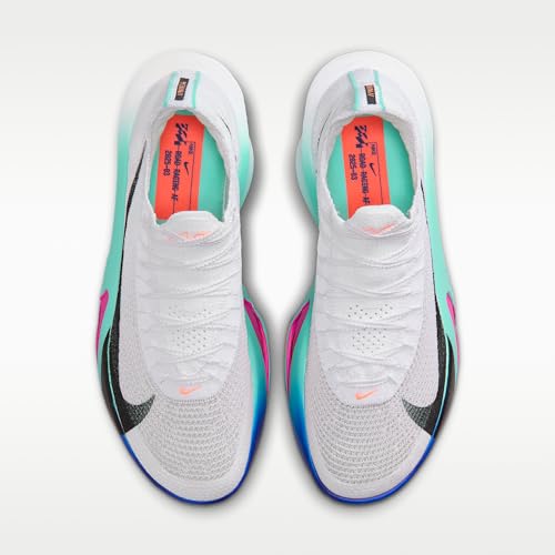 Nike Alphafly 3 Men's Road Racing Shoes (White/Hyper Turquoise/Concord/Black) Size 12