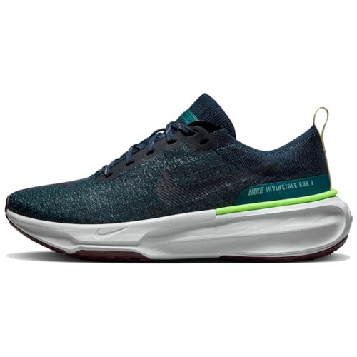 Nike Invincible 3 Men's Road Running Shoes (DR2615-402, Armory Navy/Geode Teal/Buff Gold/Black) Size 15