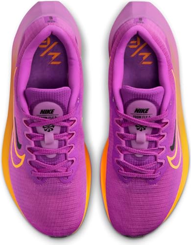 Nike Zoom Fly 5 Women's Road Running Shoes (DM8974-502, Hyper Violet/Black/Laser Orange) Size 11.5