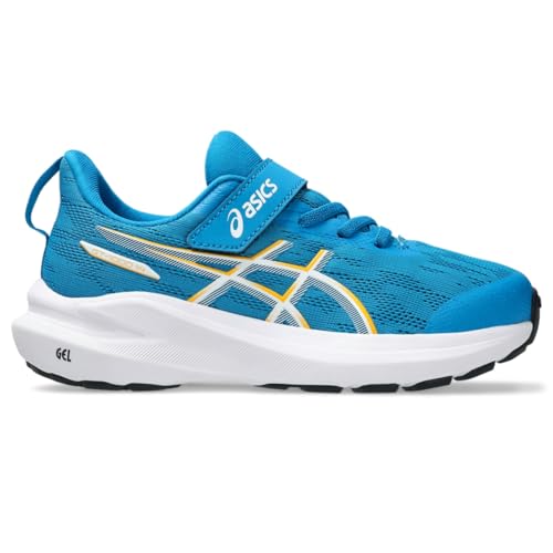 ASICS Kid's GT-1000 14 Pre-School Running Shoes, K10, Aegean Blue/YAMABUKI