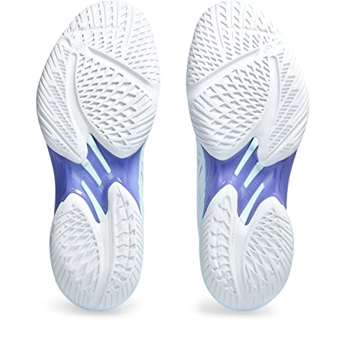 ASICS Women's SKY ELITE FlyteFoam 2 Volleyball Shoes, 9, WHITE/BLUE VIOLET