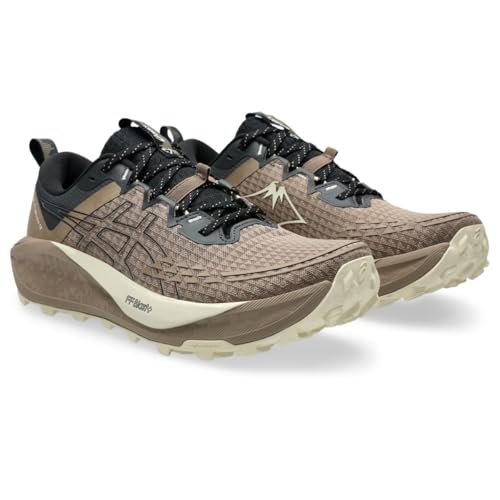 ASICS Men's Gel-Trabuco 13 Running Shoes, 7.5, Taupe Grey/Black