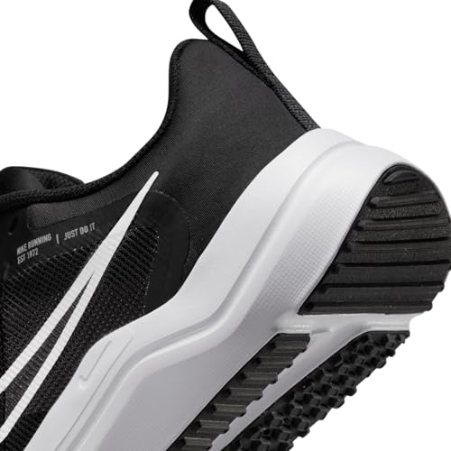 Nike Men's Downshifter 12 Trainers, Black White Smoke Grey Pure Platinum, 36 EU