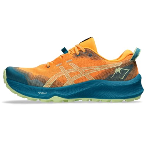 ASICS Men's Gel-Trabuco 12 Running Shoes, 7, Stadium Orange/Cool Matcha