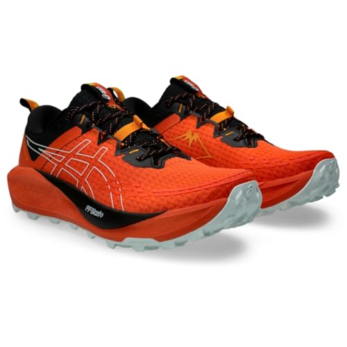 ASICS Men's Gel-Trabuco 13 Running Shoes, 10, NOVA Orange/Pure Aqua
