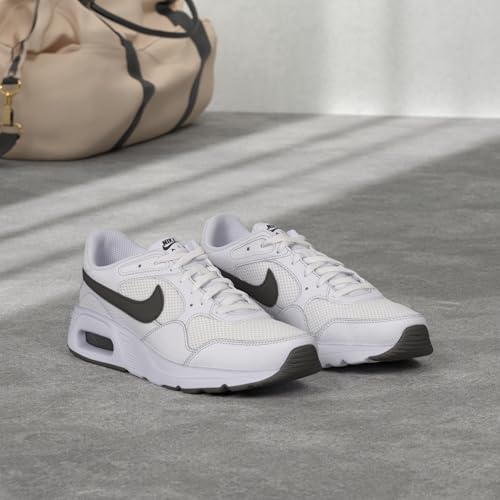 Nike Men's Air Max SC Shoes, White/Black-White, 8