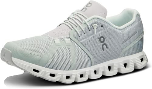On Men's Cloud 5 Sneakers, Glacier/Glacier, 11.5 Medium US
