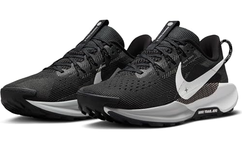 Nike Womens Pegasus Trail 5 Black/White/Anthracite/Wolf Grey 9 Medium