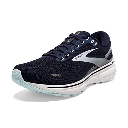 Brooks Women's Ghost 15 Neutral Running Shoe - Peacoat/Pearl/Salt Air - 5 Medium