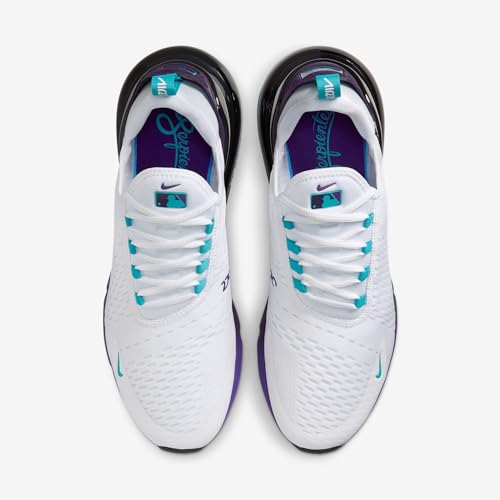 Nike Arizona Diamondbacks Air Max 270 Men's Shoes (White/Black/Court Purple) Size 7.5