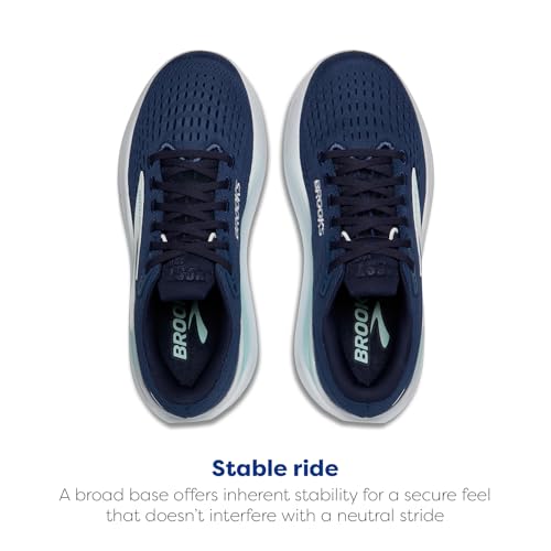 Brooks Women’s Ghost Max 3 Neutral Running & Walking Shoe - Navy/Peacoat/Clearwater - 9 Medium