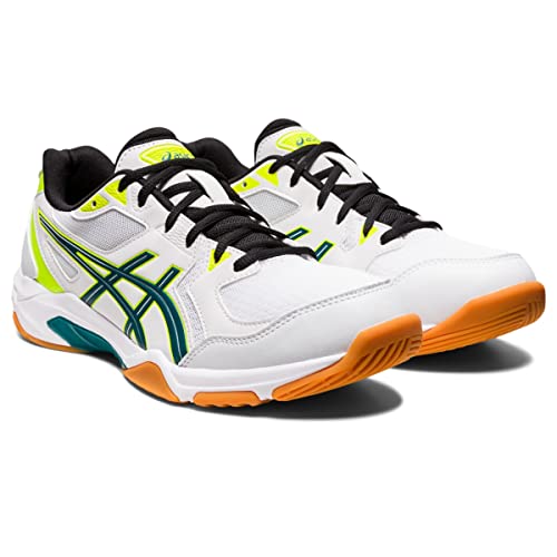 ASICS Men's Gel-Rocket 10 Volleyball Shoes, 12, White/Velvet Pine