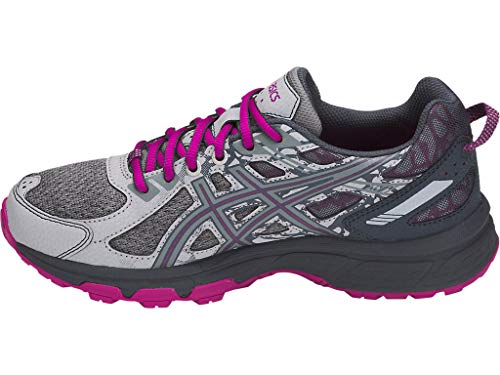 ASICS Women's Women's Gel-Venture 6 MX Running Shoe, Mid Grey/Purple Spectrum, 9 M US