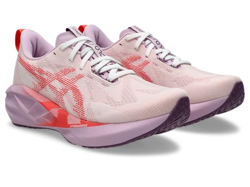 ASICS Novablast 5 Women's Trainers, White Coral Reef, 6 US