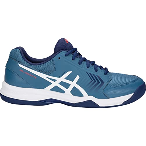 ASICS Men's Gel-Dedicate 5 Tennis Shoes, 9, Azure/White