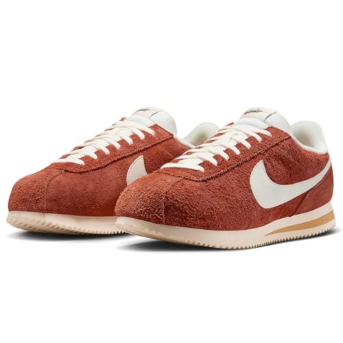 Nike Cortez SE Suede Men's Shoes (HF3142-200, Dark Russet/Flax/Muslin/Sail) Size 9
